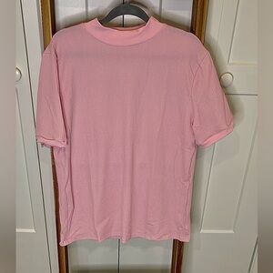 Mens Casual High Neck Ripple Shirt